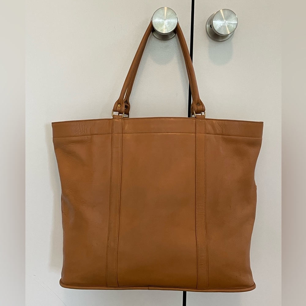 Coach Vintage Leather Tote, British Tan